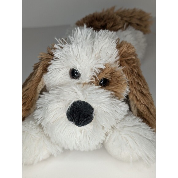 Rare Boyds Bear Friends Dog Plush Brown & White Floppy Puppy Patches 15" - Picture 1 of 10